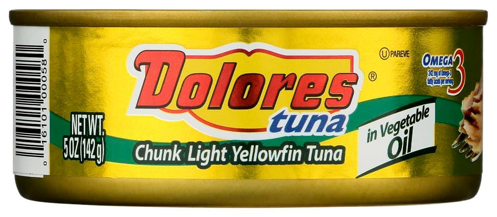 Amazon.com : Dolores Chunk Light Yellowfin Tuna In Vegetable